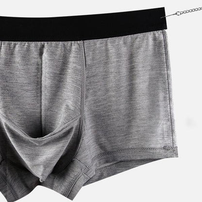 Men's Elephant Separate Pouch Modal Boxer Briefs