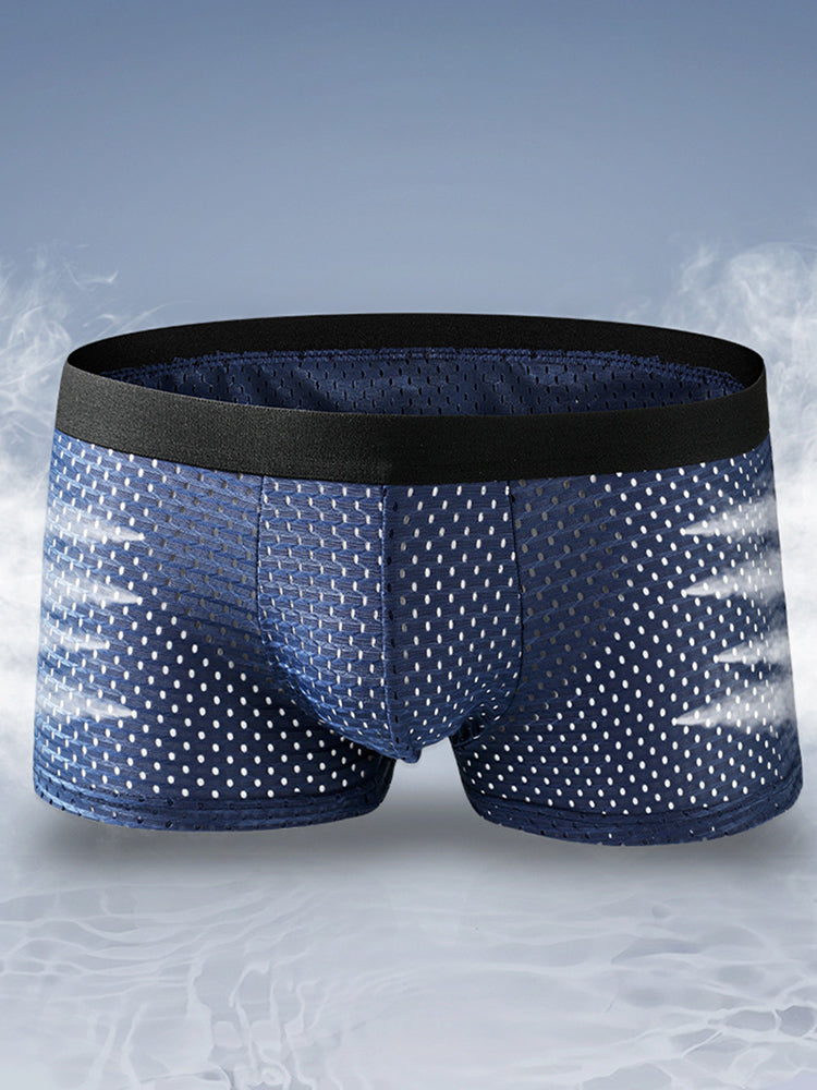 Mesh Ice Silk Cool Fresh Men's Trunks
