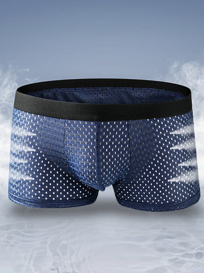 Mesh Ice Silk Cool Fresh Men's Trunks