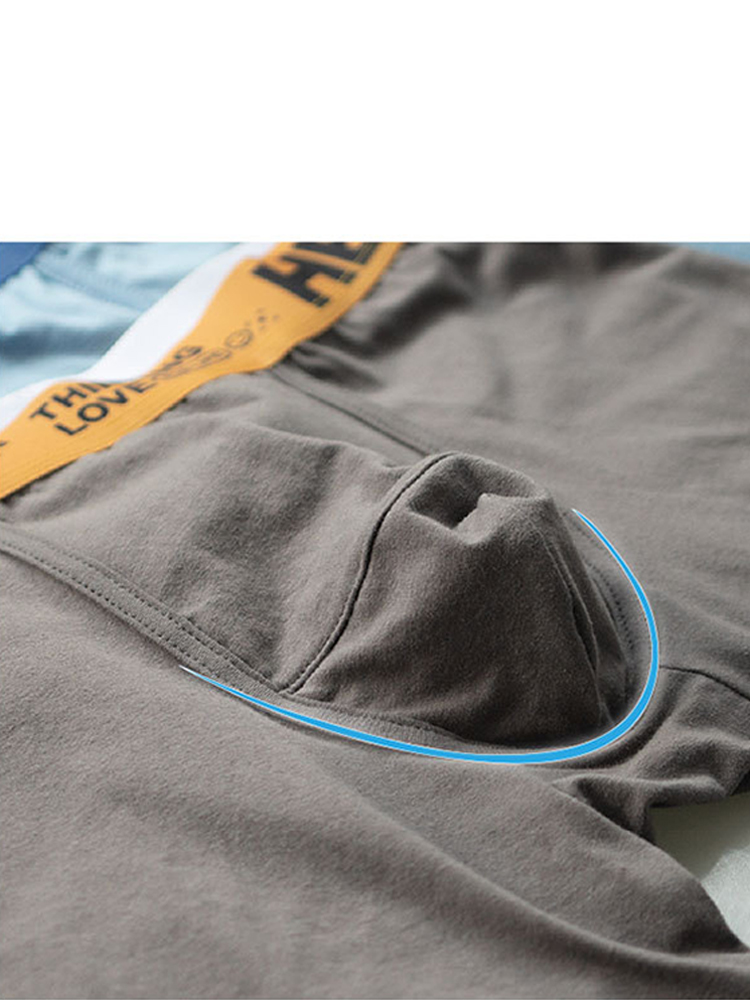 Men's Sport U Convex Cotton Boxer Briefs