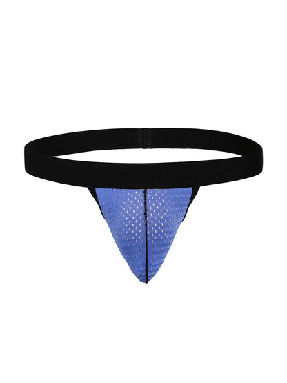 4 Pack Men's Single Pouch Ice Silk Sexy Thong
