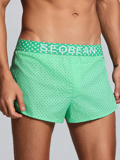 Men's Cotton Butt Lifter Boxers with Breathable Tummy Control