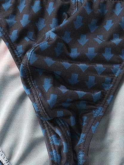 2-Pack Men's Letter Printed Sexy Underwear