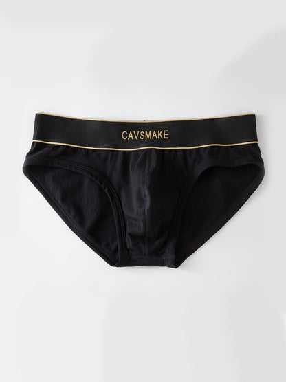 2 Pack Men's Cotton Sexy U-Convex Design Briefs & Trunks