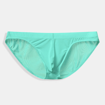 Low Waist Ice Silk Transparent Seamless Underwear