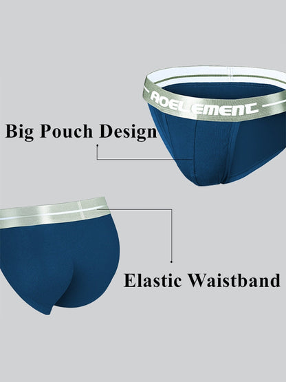 4 Pack Men's Sexy Bikini Brief Style Pouch Underwear