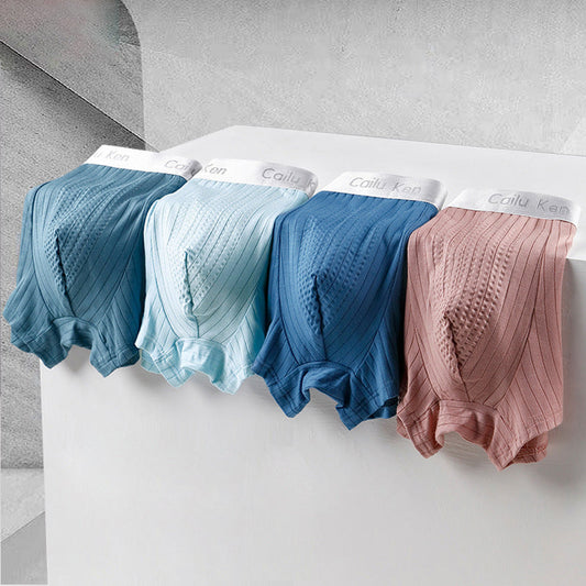 Men's Casual Modal Solid Trunks