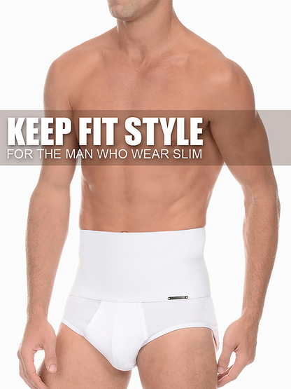 Men's High-rise Abdomen Compression Briefs