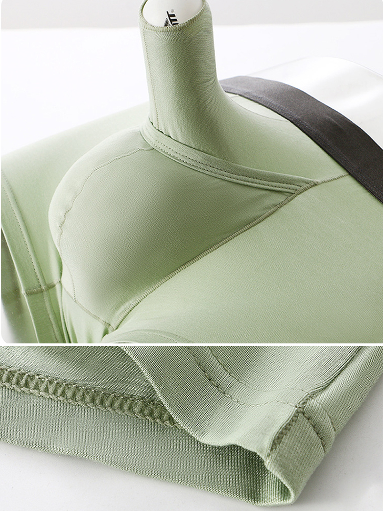 Men's Dual Ball Pouch Trunks With Fly Front