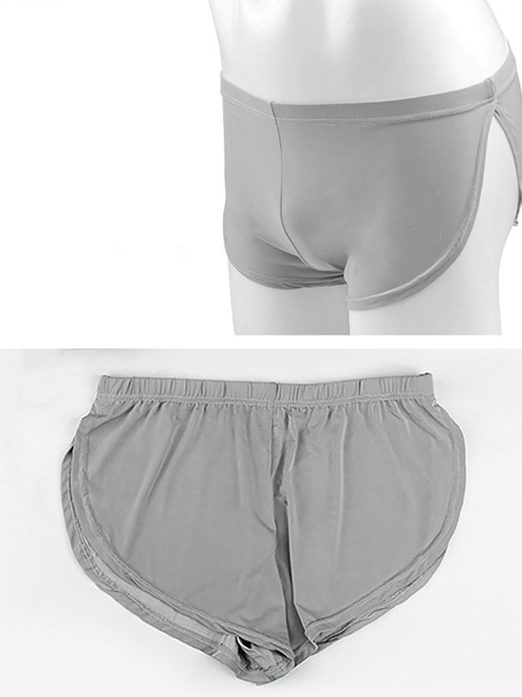 4 Pack Men's Sexy High Vent Boxer Shorts