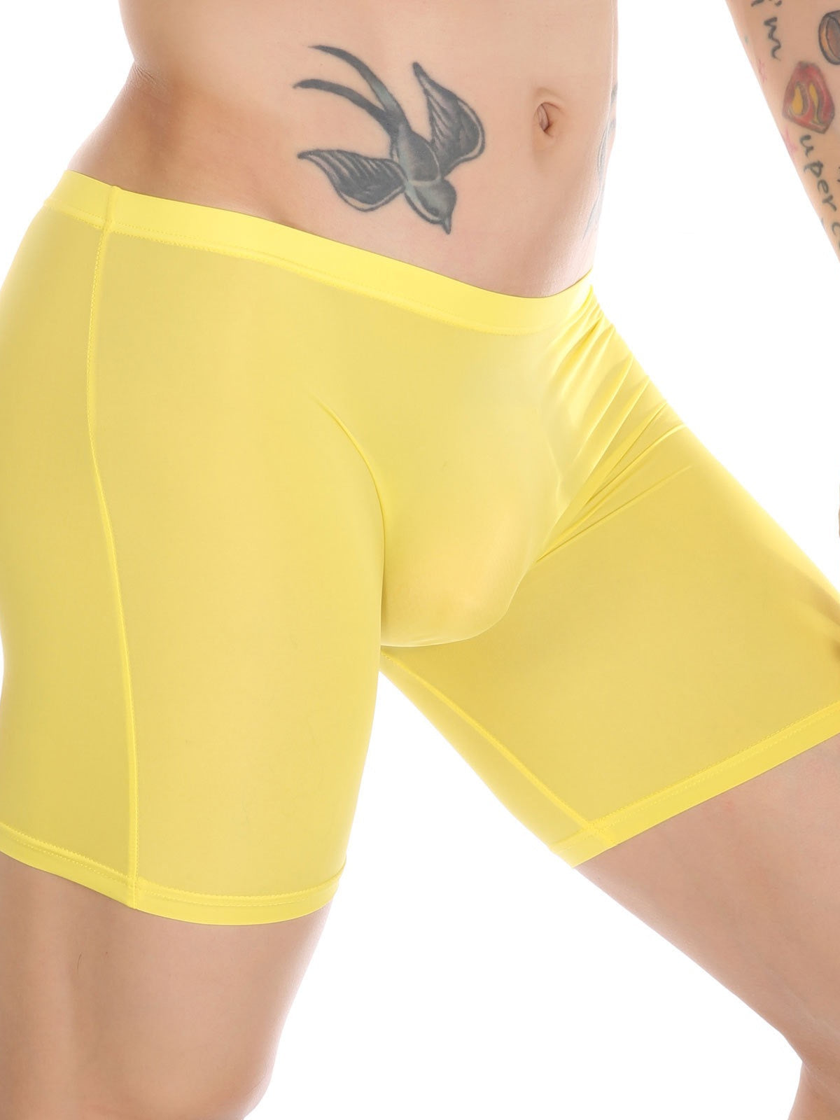 Men's Breathable Silky Seamless Boxer Briefs