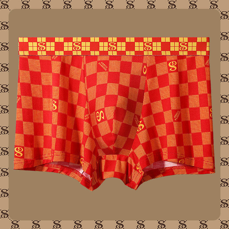 [Best Gift For Him] Men's Printed Plaid Underpants
