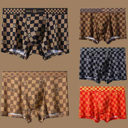 [Best Gift For Him] Men's Printed Plaid Underpants