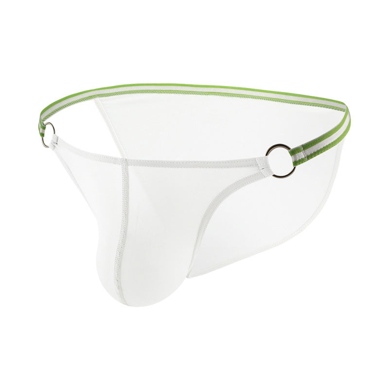 Men's Low Rise Breathable Briefs with Iron Ring