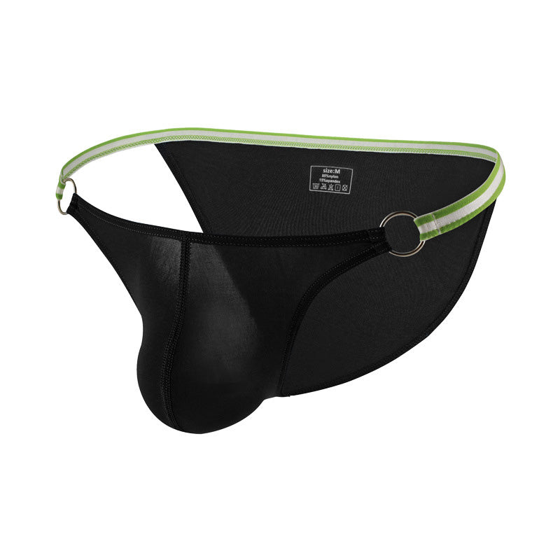 Men's Low Rise Breathable Briefs with Iron Ring