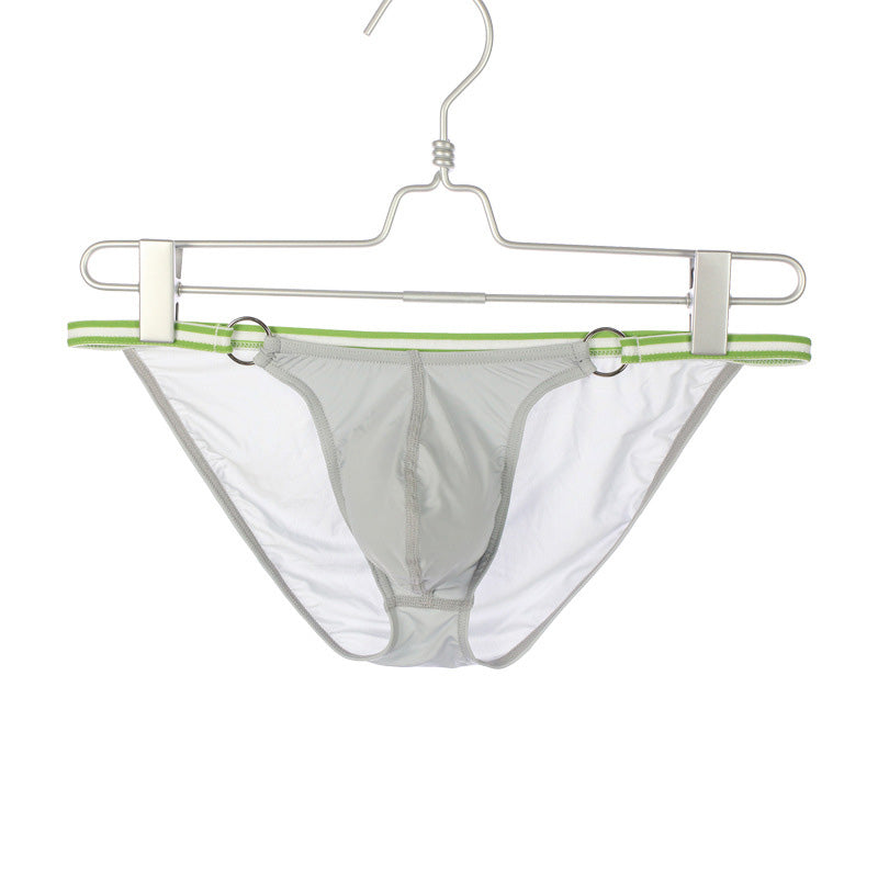 Men's Low Rise Breathable Briefs with Iron Ring