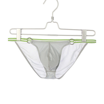 Men's Low Rise Breathable Briefs with Iron Ring