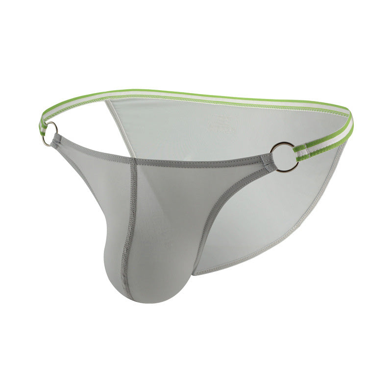 Men's Low Rise Breathable Briefs with Iron Ring